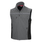 NITRAS MOTION TEX LIGHT, gilet softshell, grigio/nero