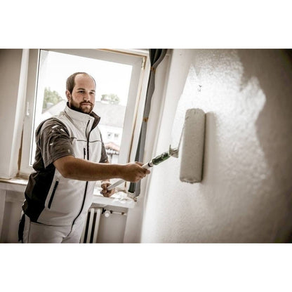 NITRAS MOTION TEX LIGHT, gilet softshell, blanc / gris