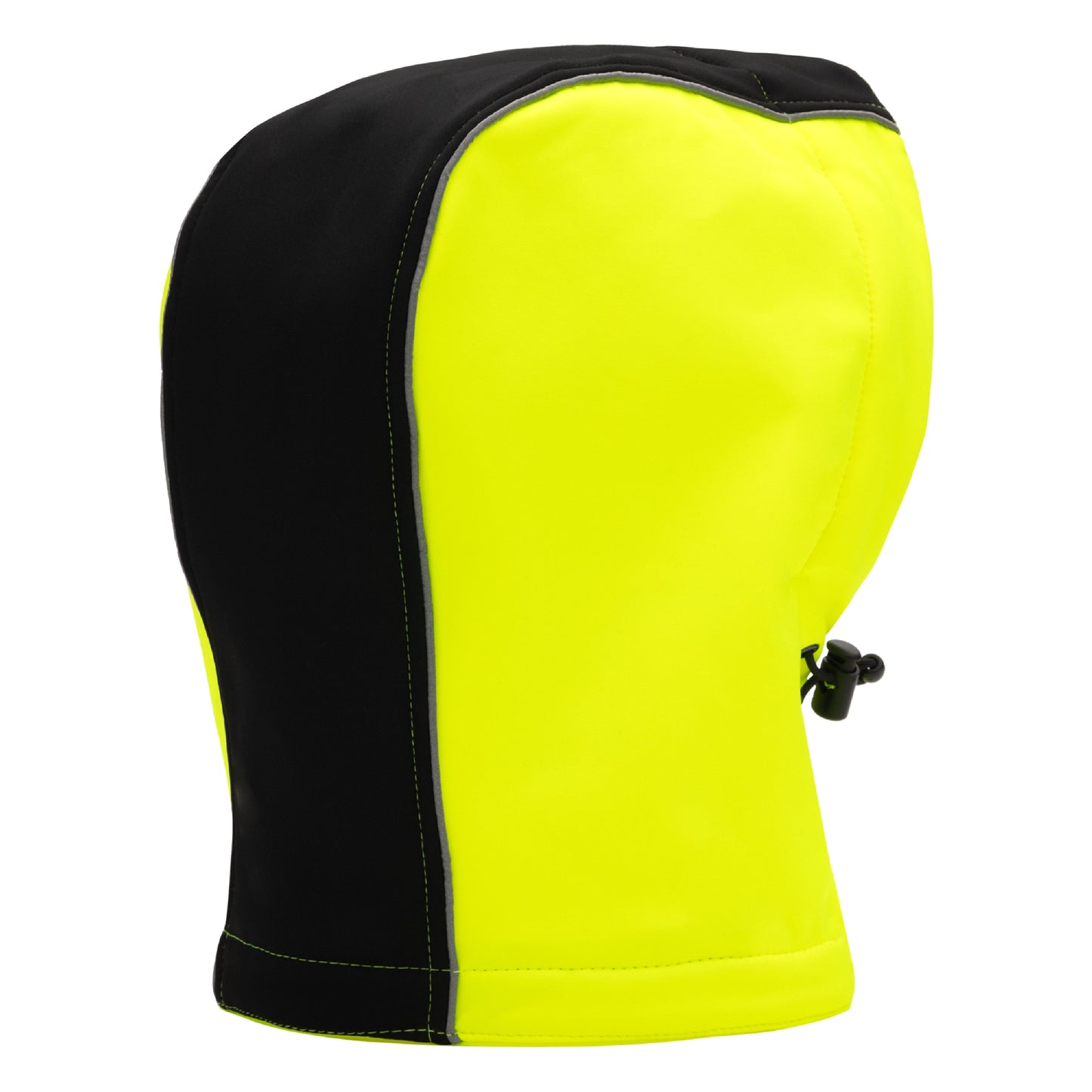 Cappuccio rimovibile NITRAS, giallo neon / nero, poliestere OEKO-TEX: 100% | Confezione (1 pezzo)