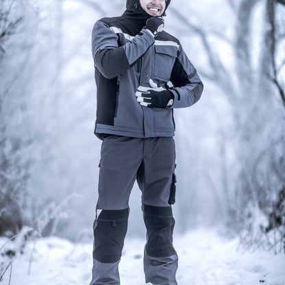 NITRAS MOTION TEX PLUS, giacca invernale, grigio/nero