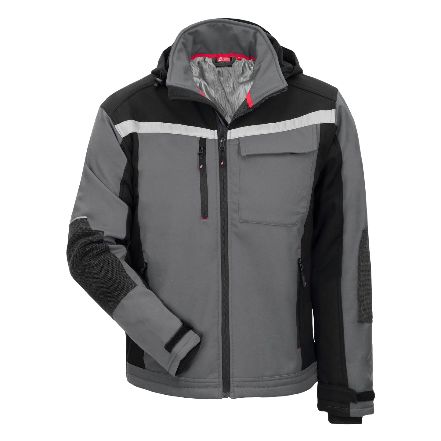 NITRAS MOTION TEX PLUS, veste softshell, gris / noir