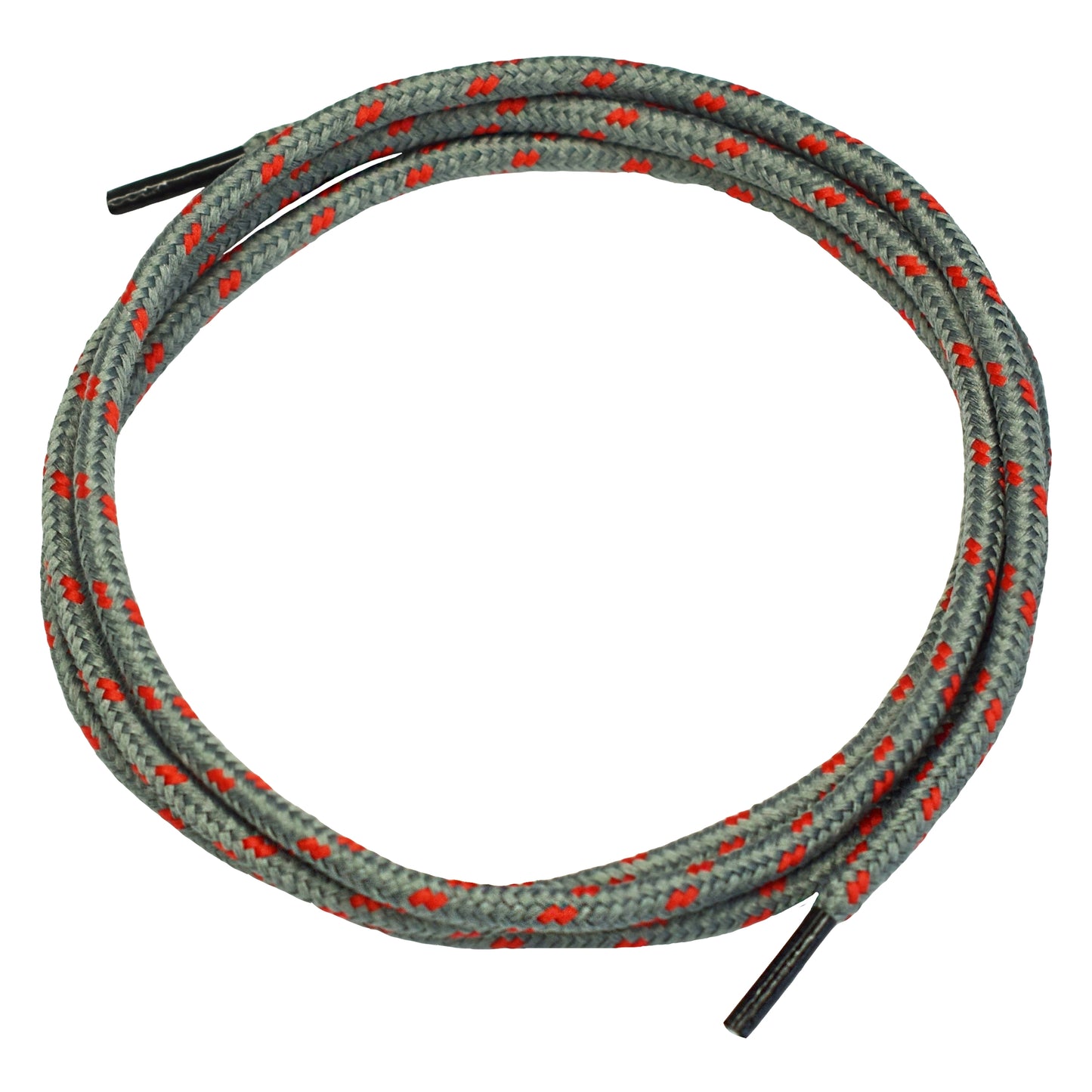 NITRAS shoelaces, gray / red | Pack (1 pair)