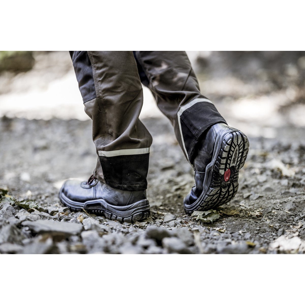 NITRAS POWER STEP MID, S3 HI HRO Sicherheitsstiefel, halbhoch, schwarz