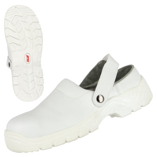 NITRAS CLEAN STEP CL, SB safety clogs, white