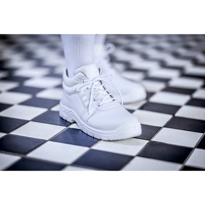 NITRAS CLEAN STEP MID, bottes de sécurité S2, mi-hauteur, blanc