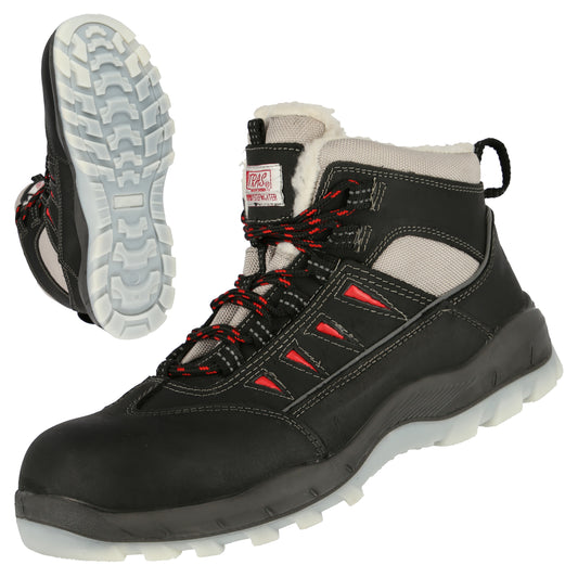 NITRAS SPORT STEP MID W, stivali invernali di sicurezza S3 CI, altezza media, neri