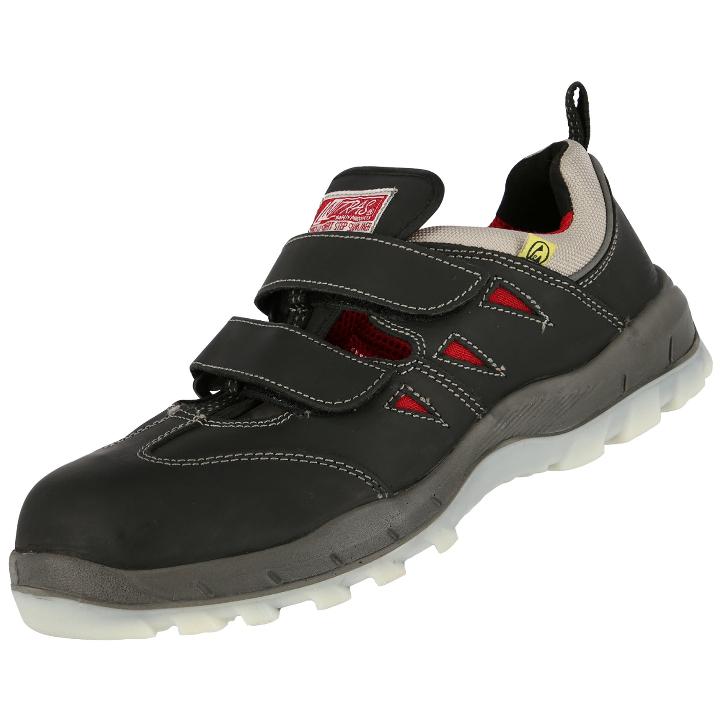 NITRAS SPORT STEP SA, S1P Sicherheitssandalen, schwarz