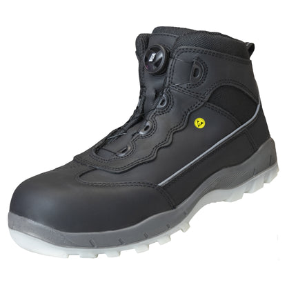 NITRAS SPORT STEP MID FIT, bottes de sécurité, mi-hauteur, noir