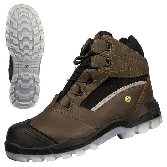 NITRAS TOUGH STEP MID FIT, stivali antinfortunistici S7S CI FO SR, a media altezza