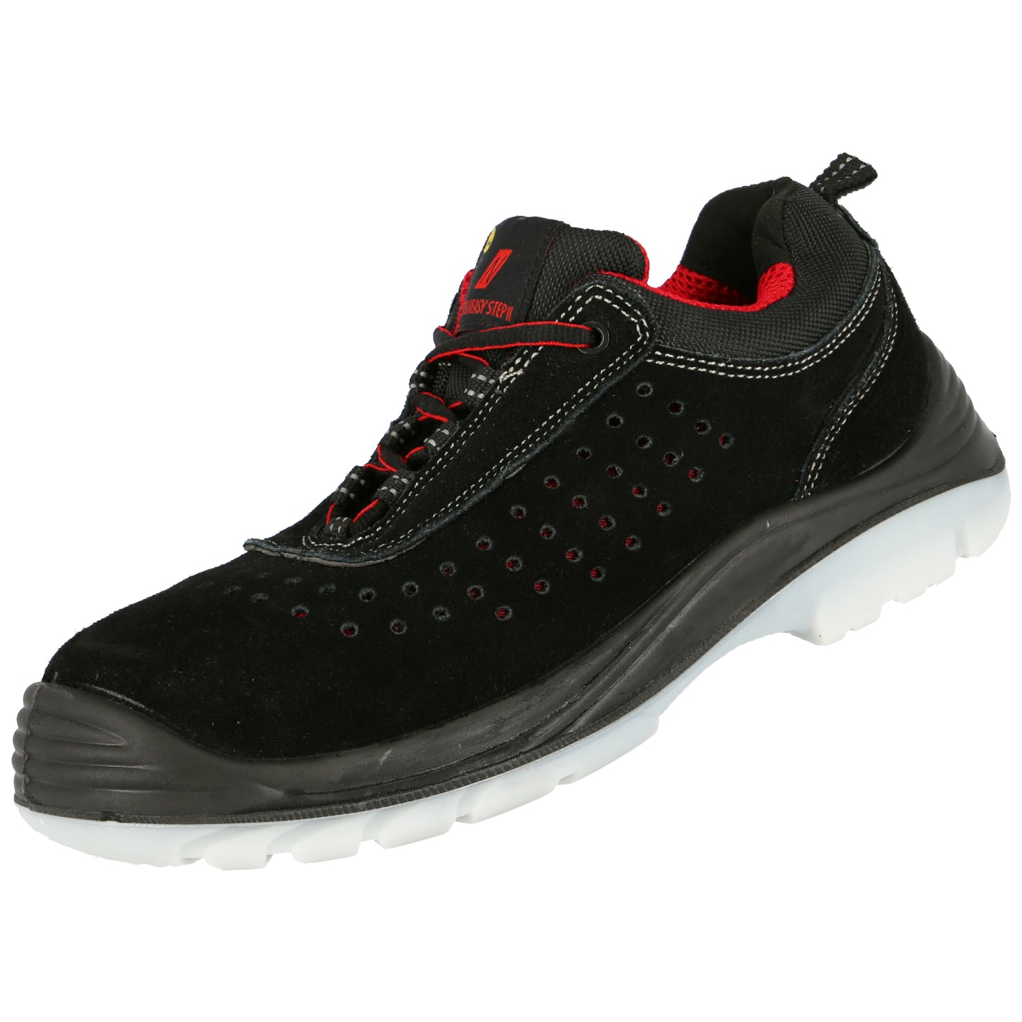 NITRAS EASY STEP P, S1P Sicherheitshalbschuhe, schwarz