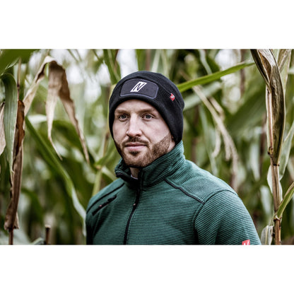 NITRAS Strickmütze, schwarz Polyacryl: 100% | Packung (1 Stück)