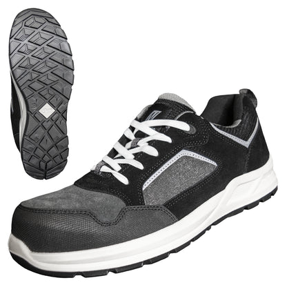 NITRAS CLASSIC STEP, scarpe antinfortunistiche S1P, grigio / nero