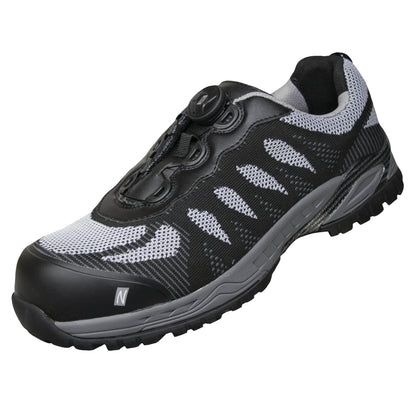 NITRAS PRO STEP FIT, scarpe antinfortunistiche, nere/grigie