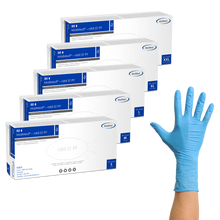 MaiMed-nitrile blue, non-sterile protective gloves, powder-free, thickness 8mil 50 pieces/box