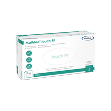 MaiMed touch PF disposable latex gloves, powder-free, 100 pieces/box