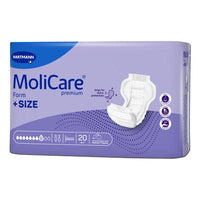 MoliCare Premium Form Plus Size 8-Drop Incontinence Pads | Pack (20 pieces)