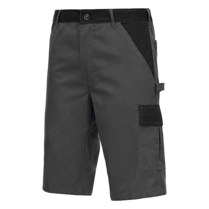 NITRAS MOTION TEX LIGHT, pantaloni da lavoro, corti, grigio/nero