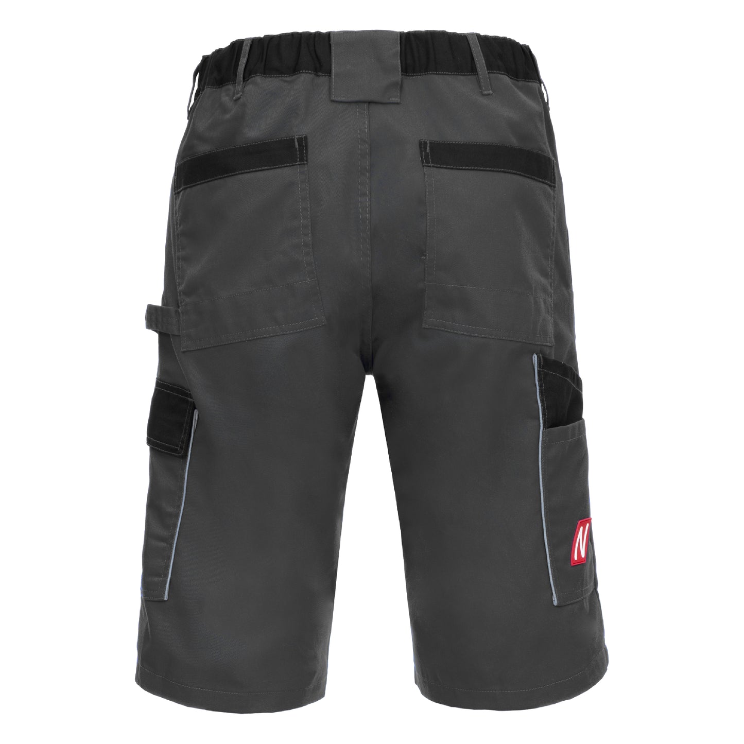 NITRAS MOTION TEX LIGHT, pantaloni da lavoro, corti, grigio/nero