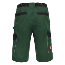 NITRAS MOTION TEX LIGHT, pantaloni da lavoro, corti, verde/nero