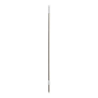 Le manche en aluminium (1 450 mm) de la société Diversey Deutschland GmbH & Co. OHG est un manche métallique robuste destiné aux balais, brosses à récurer et raclettes, muni d'un embout en plastique blanc doté d'un trou de suspension, représenté sur un fond blanc.