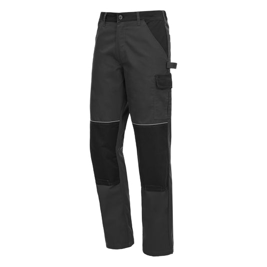 NITRAS MOTION TEX LIGHT, pantaloni da lavoro, lunghi, grigio/nero