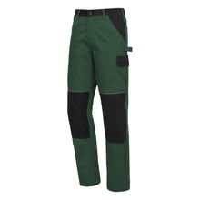 NITRAS MOTION TEX LIGHT, pantaloni da lavoro, lunghi, verde/nero