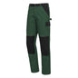 NITRAS MOTION TEX LIGHT, pantaloni da lavoro, lunghi, verde/nero
