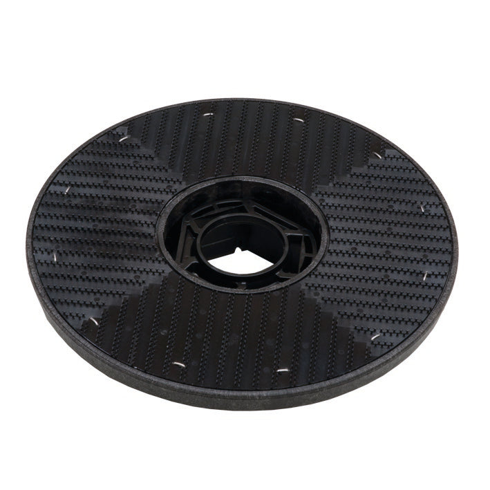 Un'impugnatura per arpione rotonda nera (33 cm) di Diversey Deutschland GmbH & Co. OHG per swingo 1650 è raffigurata su sfondo bianco; viene utilizzata con tamponi per pulizia e lucidatura (confezione da 1).