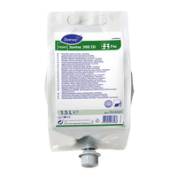 A 1.5-liter bag of TASKI Jontec 300 IntelliDose, a highly concentrated floor cleaner from Diversey Deutschland GmbH & Co. OHG, designed for the TASKI IntelliDose system.