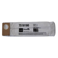 A white disposable non-woven vacuum cleaner bag from Diversey Deutschland GmbH & Co. OHG, with a cardboard sleeve and product information, for the Jet 38/50; pack of 10 (box), ideal for cleaning.