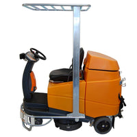 Un toit de protection FOPS de Diversey Deutschland GmbH & Co. OHG, destiné aux modèles swingo 4000 et 5000, offre une protection contre les chutes d'objets et n'est disponible qu'en combinaison avec le kit de butoirs de châssis 7518423. Le lot contient une pièce.