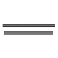 Due strisce di velcro Jonmaster parallele (60 cm) della Diversey Deutschland GmbH & Co. OHG sono applicate orizzontalmente su uno sfondo bianco; la striscia superiore è più lunga, mentre quella più corta è una striscia di ricambio proveniente dal set composto da due pezzi.