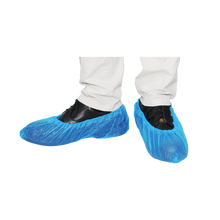 MaiMed-Cover Copriscarpe in CPE Copriscarpe usa e getta in CPE, blu, 100 pezzi/confezione. | Confezione (100 pezzi)