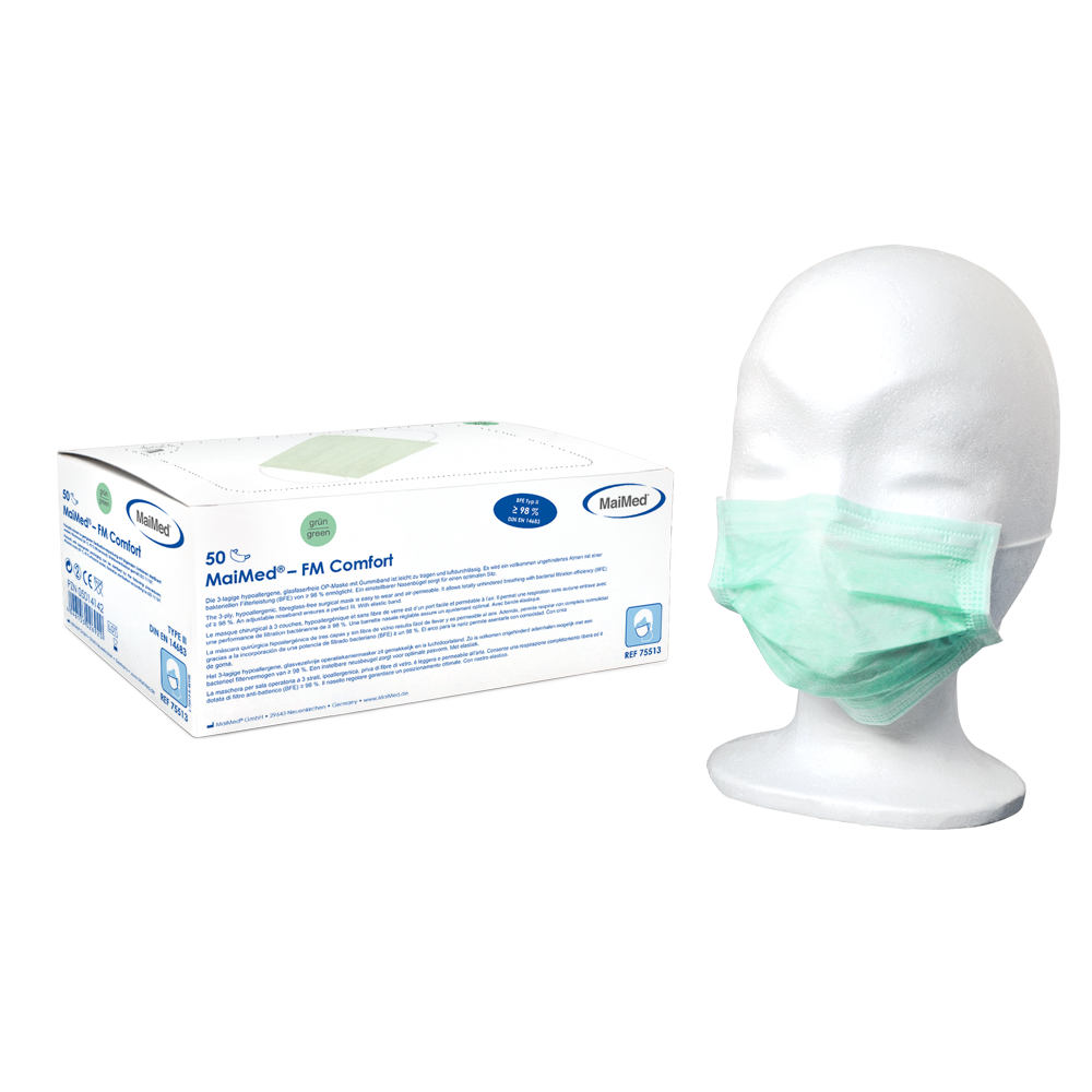 MaiMed-FM Comfort OP-Maske, unsteril, 3-lagig, 50 St./Box