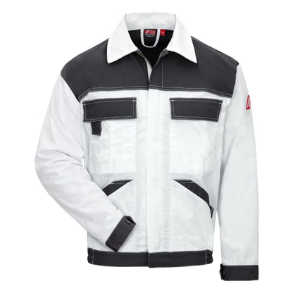 NITRAS MOTION TEX LIGHT, work jacket, white / gray