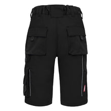 NITRAS MOTION TEX PLUS, pantalon de travail, court, noir