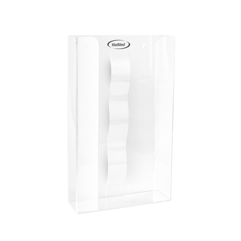 Support mural MaiMed pour boîte à gants avec ressort en acrylique - dimensions : 246x81x410mm - lot de 3 | Paquet (1 pièce)