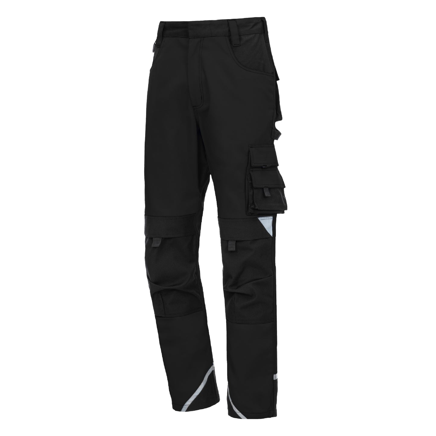 NITRAS MOTION TEX PLUS, pantaloni da lavoro, lunghi, neri