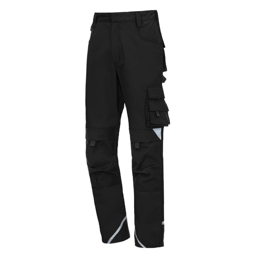 NITRAS MOTION TEX PLUS, pantalon de travail, long, noir