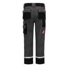NITRAS MOTION TEX KIDS, pantalon de travail, long, gris / noir