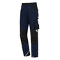 NITRAS MOTION TEX PLUS, pantalon de travail, long, bleu marine / noir