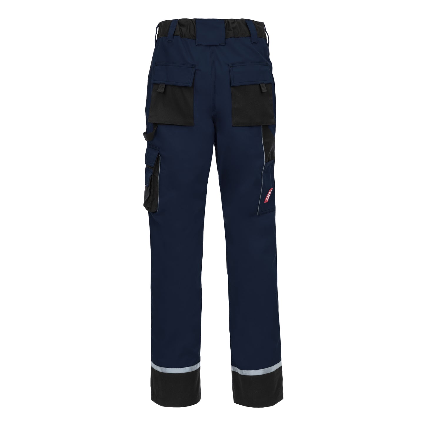 NITRAS MOTION TEX PLUS, work trousers, long, navy blue / black