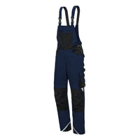 NITRAS MOTION TEX PLUS, Latzhose, marineblau / schwarz