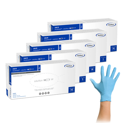 MaiMed-solution next blue Nitril-Handschuhe unsteril, Latexfrei zu 200 St./Box
