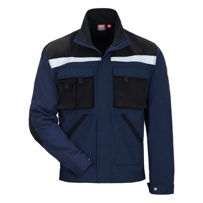 NITRAS MOTION TEX PLUS, veste de travail, bleu marine / noir