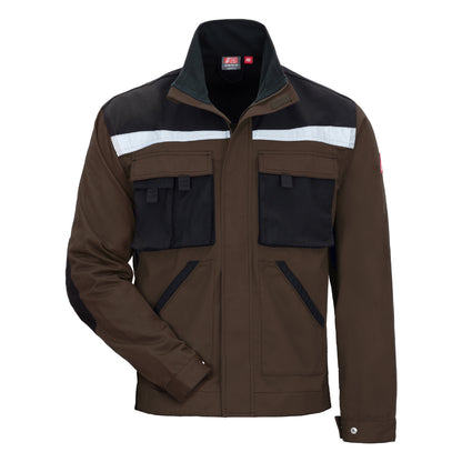 NITRAS MOTION TEX PLUS, Arbeitsjacke, braun / schwarz