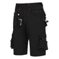 NITRAS MOTION TEX PRO FX, pantalon de travail, court, noir