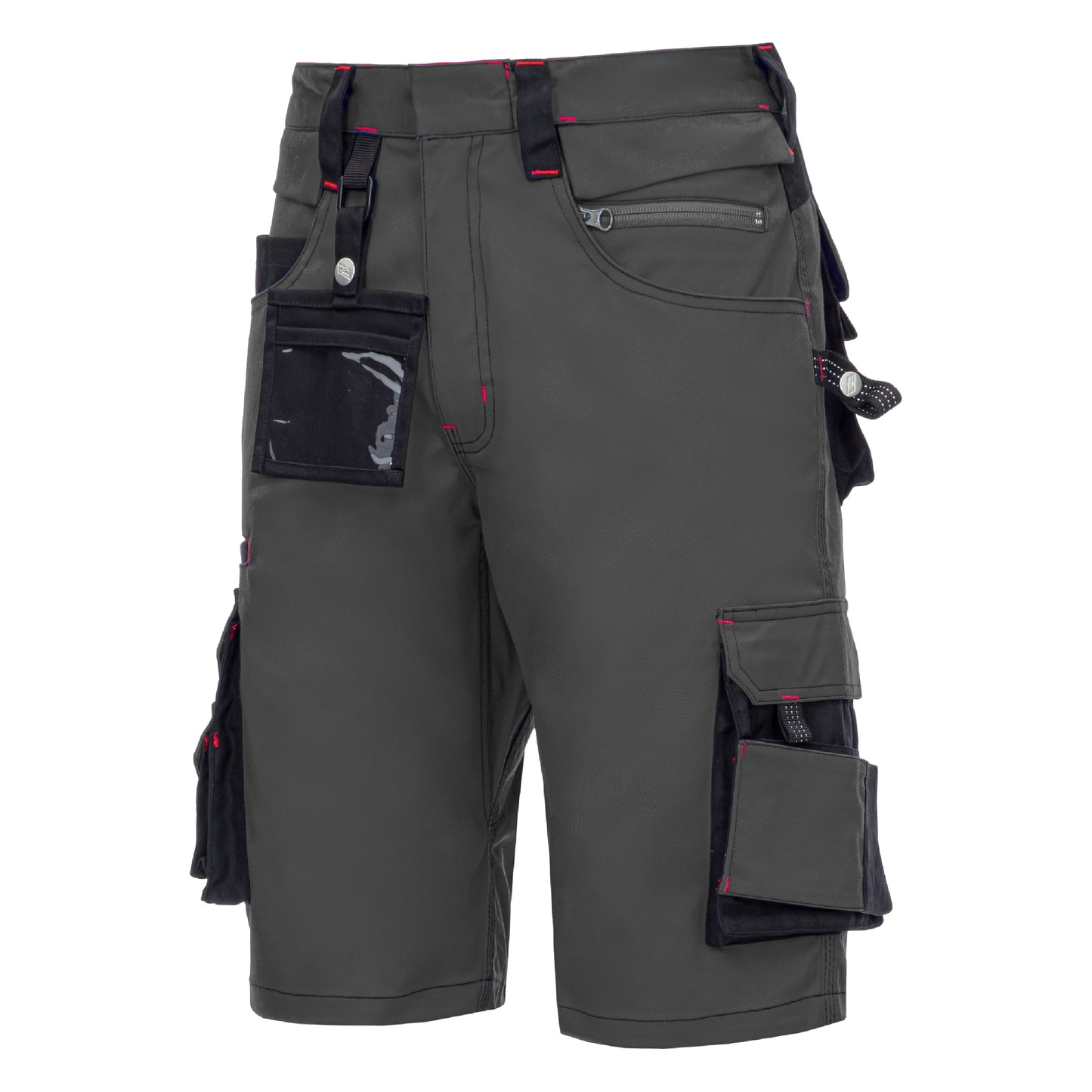 NITRAS MOTION TEX PRO FX, pantalon de travail, court, gris / noir