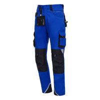 NITRAS MOTION TEX PRO FX, pantalon de travail, long, bleu roi / noir