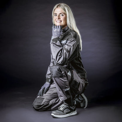 NITRAS FLEXIBLE FIT, guanti da montaggio, grigio/nero